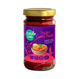 Terrasana Pasta de Curry Roja Tailandesa 120gr Bio Vegan