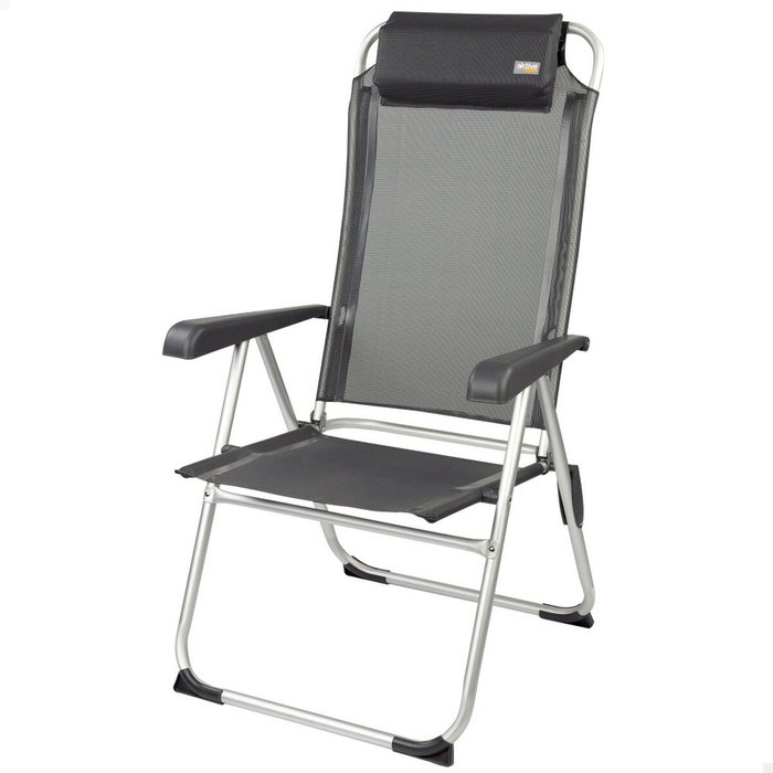 Color Baby Silla camping aluminio reclinable 5 posiciones 44X55X101cm Color Baby Silla camping aluminio reclinable 5 posiciones 44X55X101cm