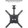TooQ LPCE1123TSLI-B Soporte de Techo Giratorio/Inclinable para TV de 23-55" hasta 20kg
