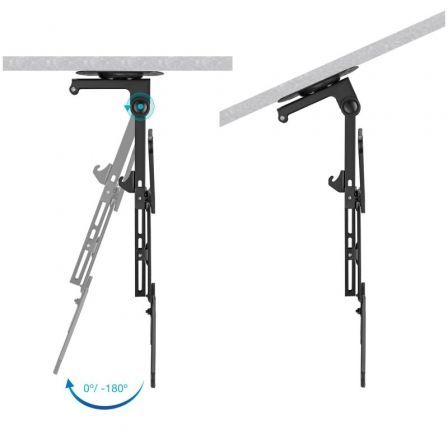 TooQ LPCE1123TSLI-B Soporte de Techo Giratorio/Inclinable para TV de 23-55" hasta 20kg