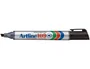 Artline Rotulador Permanente 109 Negro Punta Biselada Tinta Resistente Agua Luz Roce Secado Rápido Trazo 2-5mm