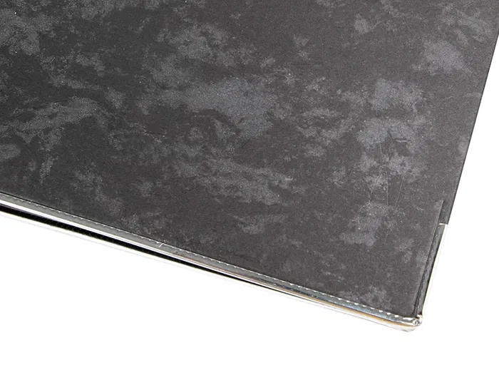 Liderpapel Archivador de Palanca A4 Cartón Forrado Negro Lomo 80mm Compresor Metálico