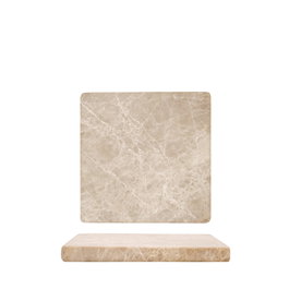 Summa Premium Set de 3 Baldosas de Piedra Natural 12x12 cm Crema