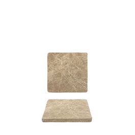SUMMA PREMIUM SUPIEDRA Tabla de Mármol Artesanal 12x12 cm, Familia VAJILLA Fuentes-Rabaneras, Colección SUPIEDRA, Categoría ALTA, Hecha en España (Set de 3)