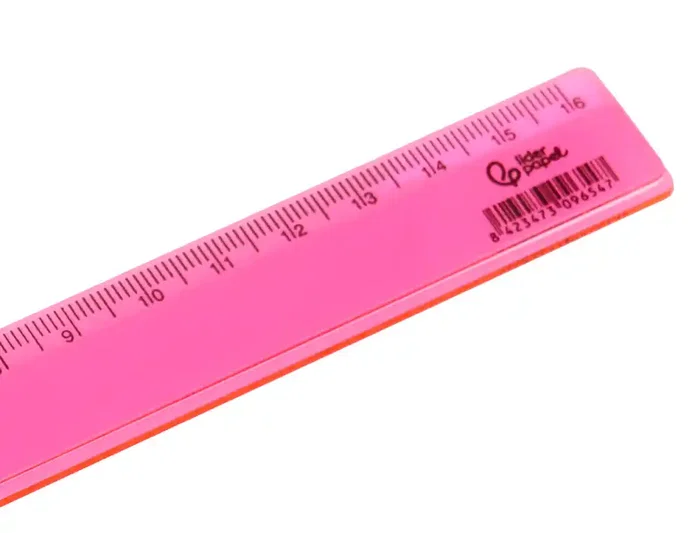 Liderpapel Regla de Plástico 16 cm Cubilete con 100 Unidades Colores Surtidos