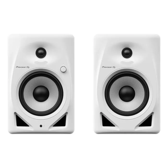 Pioneer Dj DM-50D-W Par de altavoces de monitorización Bass Reflex 2x25W Modo DJ o Producción Blanco