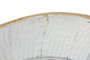 DKD Home Decor Espejo de Metal Dorado y Blanco 73x73 cm