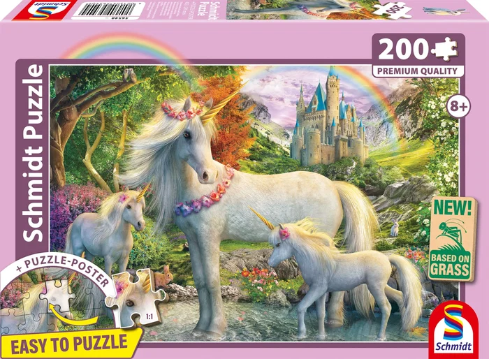 Schmidt Spiele Puzzle SCH1747456920797 El Unicornio y sus Potros 200 Piezas a Partir de 8 Años Schmidt Spiele Puzzle SCH1747456920797 El Unicornio y sus Potros 200 Piezas a Partir de 8 Años