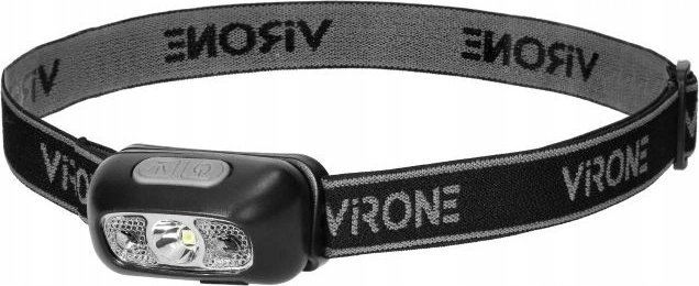 ORNO LT-16 Linterna Frontal LED Recargable con Cargador, 500 mAh, Ángulo de 45°