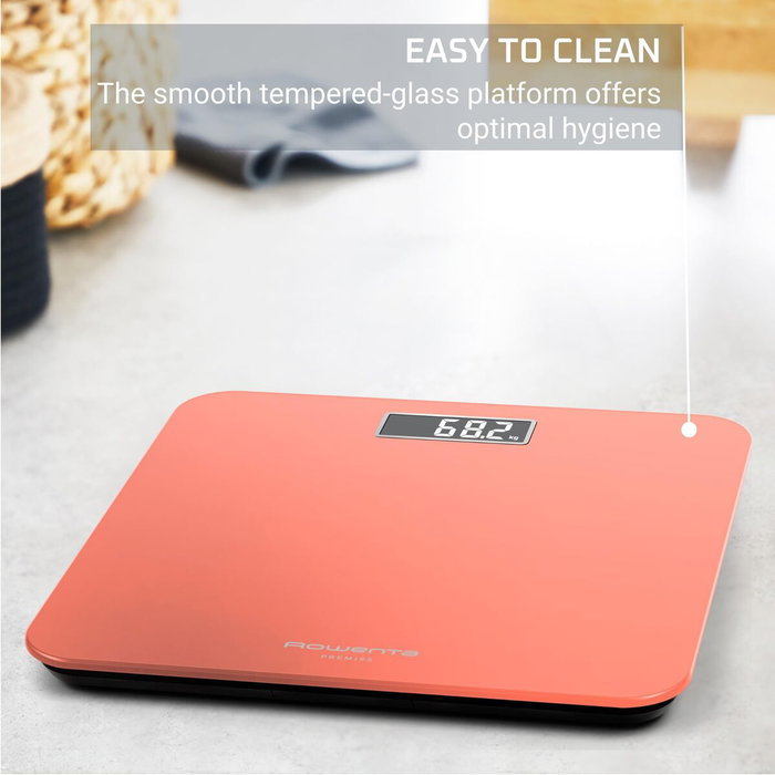 Báscula Digital de Baño Rowenta BS1803 Coral 160 kg