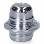 F-Line Portalámparas E27 metálico, 100 W, 250 V, plata, ø60 x 40 mm
