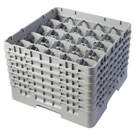 CAMBRO Cesta de lavado 25 comp. Gris claro