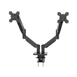 Coolbox Soporte para 2 monitores hasta 32 pulgadas negro mate