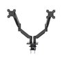 Coolbox Soporte para 2 monitores hasta 32 pulgadas negro mate