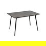 Mesa Extensible Gris Dm-Metal Salón 120 X 80 X 75 cm