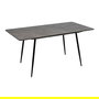 Mesa Extensible Gris Dm-Metal Salón 120 X 80 X 75 cm