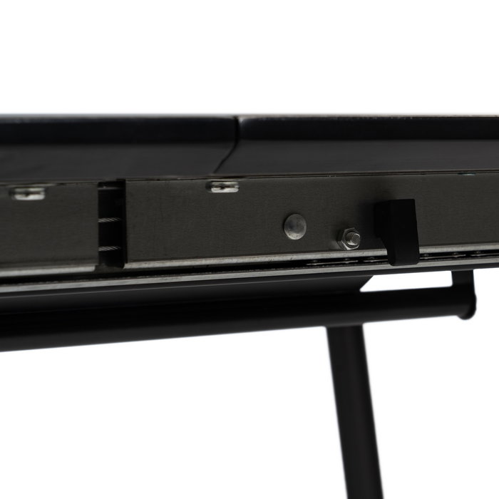 Mesa Extensible Gris Dm-Metal Salón 120 X 80 X 75 cm