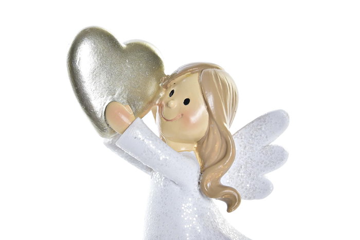 DKD Home Decor Figura de Ángel en Resina Surtida de 2 Piezas DKD Home Decor Figura de Ángel en Resina Surtida de 2 Piezas