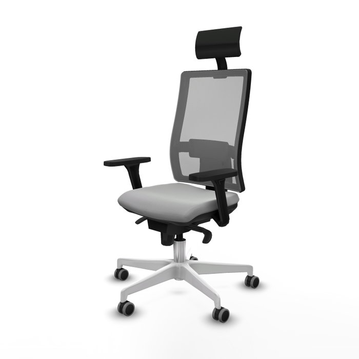 PIQUERAS Y CRESPO Silla de oficina Horna con mecanismo Sincro, Gris PIQUERAS Y CRESPO Silla de oficina Horna con mecanismo Sincro, Gris
