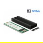 DeLOCK 42600 - Carcasa Externa para SSD M.2 NVMe PCIe con USB Tipo C, USB 3.2 Gen 1 (10 Gbit/s), Chipset JMicron JMS583, Plug and Play, Color Negro