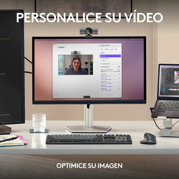 Logitech MX Brio 4K Ultra HD Grafito