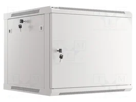 Lanberg Armario rack de pared 19 pulg 9U 600x600 gris