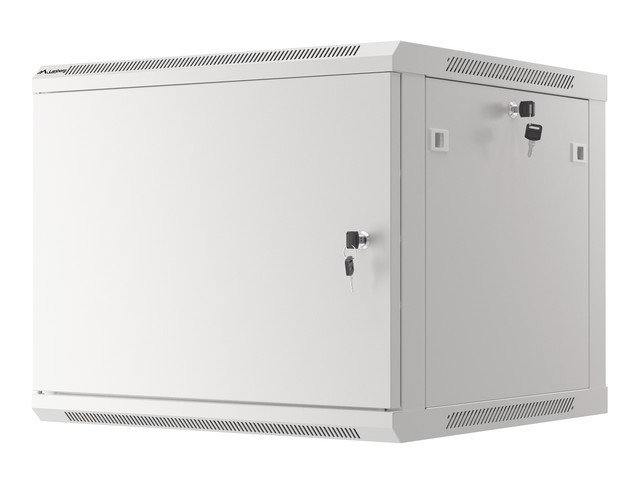 Lanberg Armario rack de pared 19 pulg 9U 600x600 gris