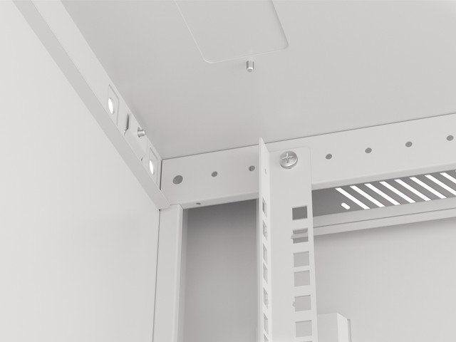 Lanberg Armario rack de pared 19 pulg 9U 600x600 gris