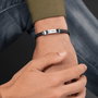 Pulsera Hombre Police PEAGB0079202 Acero Inoxidable Negro