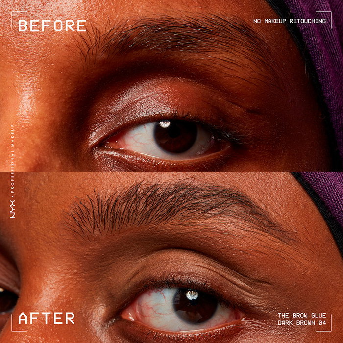 Nyx Professional Make Up The Brow Glue gel cejas dark brown Nyx Professional Make Up The Brow Glue gel cejas dark brown
