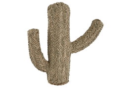 DKD Home Decor Decoración Seagrass Cactus Natural 45x13x49 cm