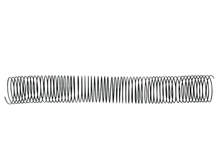 Q-connect Espiral Metálico para Encuadernación 64 5:1 36mm 1,2mm Negro Caja de 25 Unidades