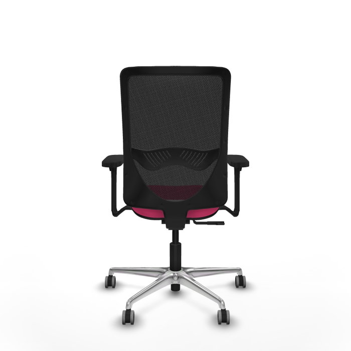 PIQUERAS Y CRESPO Silla de oficina Zulema Rosa y Negro con mecanismo Sincro PIQUERAS Y CRESPO Silla de oficina Zulema Rosa y Negro con mecanismo Sincro
