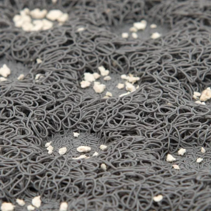 Cat It Tapete para Caja de Arena Grande Gris 90 x 60 cm para Gato