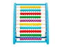 Liderpapel Ábaco de madera con 100 bolas de colores