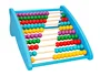 Liderpapel Ábaco de madera con 100 bolas de colores