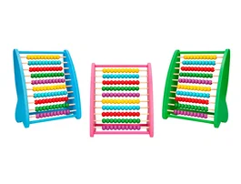 Liderpapel Ábaco de madera con 100 bolas de colores