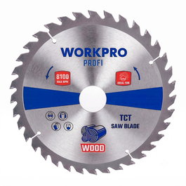 Workpro Disco de sierra circular TCT Profi Ø150 x 22,2 mm con 48 dientes