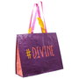 Entre Temps Bolsa Compra Hashtag 38X20X44 Shopping con 4 asas, medidas 44x20xh.38 cm