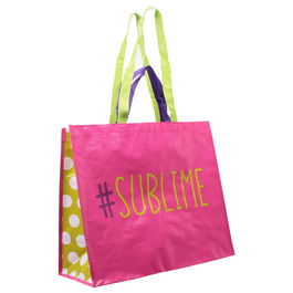Entre Temps Bolsa Compra Hashtag 38X20X44 Shopping con 4 asas, medidas 44x20xh.38 cm