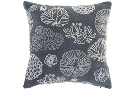 DKD Home Decor Cojín Chenilla Azul 45x10x45