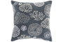 DKD Home Decor Cojín Chenilla Azul 45x10x45