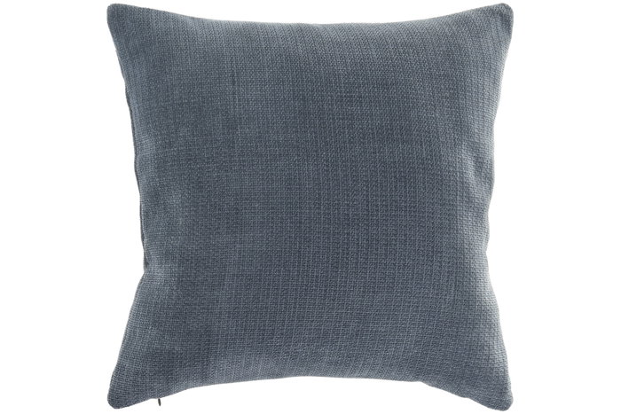 DKD Home Decor Cojín Chenilla Azul 45x10x45