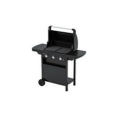 Campingaz Compact 3L Parrilla de Gas 3 Llamas, 7500 W, 2135 cm², 27 kg, Negro