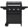 Campingaz Compact 3 L Barbacoa de gas con 3 quemadores, Negra