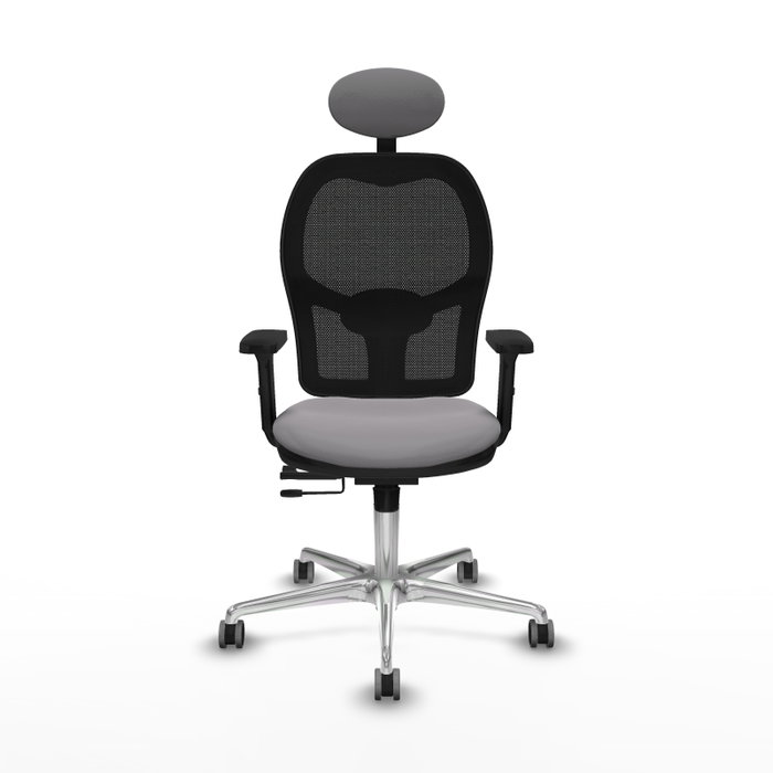 PIQUERAS Y CRESPO Silla de oficina Jorquera Gris/Negro con mecanismo Sincro/Traslack PIQUERAS Y CRESPO Silla de oficina Jorquera Gris/Negro con mecanismo Sincro/Traslack