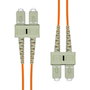 ProXtend Cable de Fibra Optica Multimodo OM2 SC-SC UPC Duplex 10 Metros - Alto Ancho de Banda, Redes de Alta Velocidad