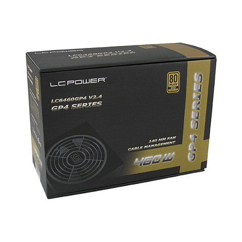 Fuente de alimentaciÓn lc-power lc6460gp4 v2.4 - gp4 460 w 20+4 pin atx atx negro