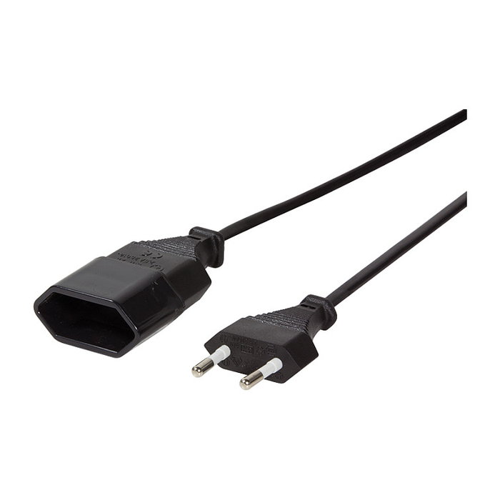 LogiLink Cable de alimentación 2m con conectores CEE 7/16, negro LogiLink Cable de alimentación 2m con conectores CEE 7/16, negro