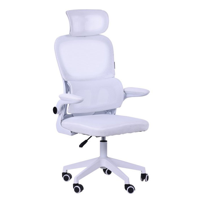 Mars Gaming Silla Ergonómica MGCERGOPROWH Malla Transpirable Soporte Lumbar Blanco